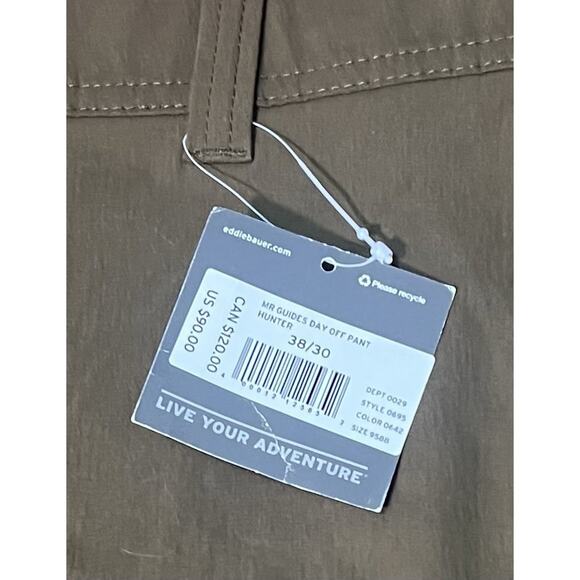 Eddie Bauer Pants Mens 38-30 Mr Guides‎ Day Off Pant Hunter Color - Picture 3 of 9